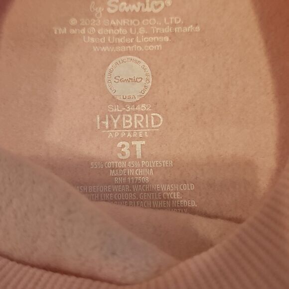 Gray and Pink Sweatshirt with Bestie Print - Picture 7 of 9